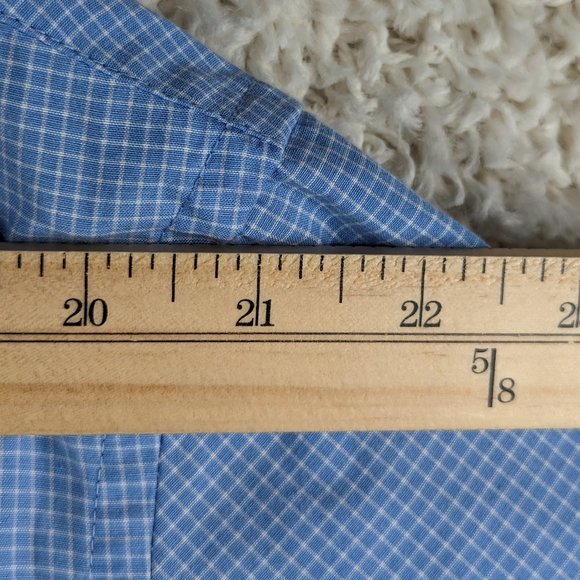 Dockers* Men's Short Sleeve Button Down Curved Hem Chest Pocket Shirt~ XXL - Picture 7 of 10